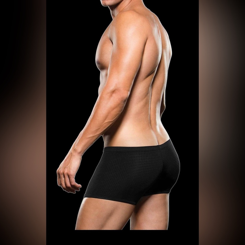 ENVY BLACK MICROFIBER WAFFLE BOXER